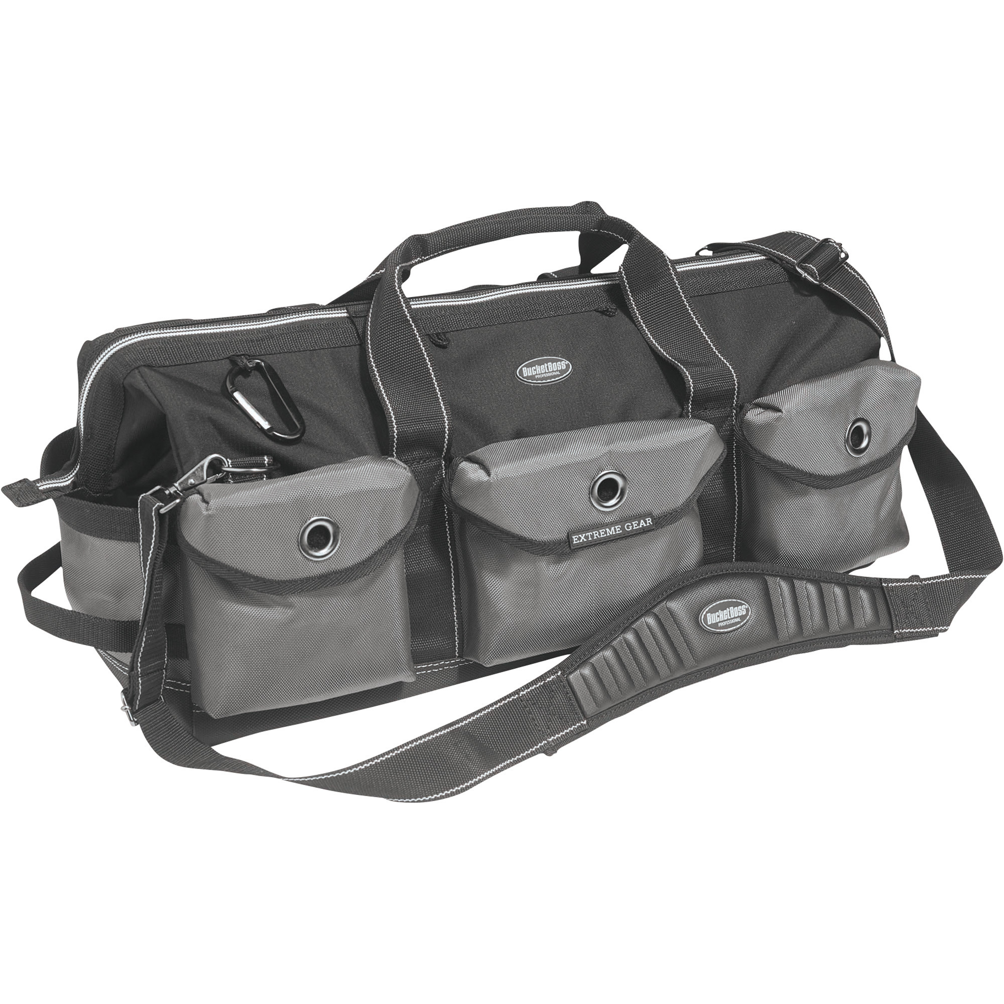 Bucket Boss Extreme Big Daddy Tool Bag, 29 1/2in.W x 3 3/4in.D x 11 3/4in.H,  Model# 65024
